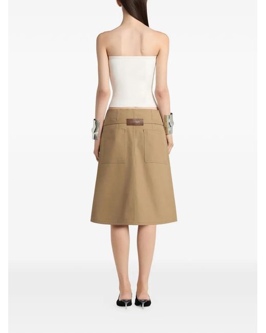 Courreges White Buckled Tube Top