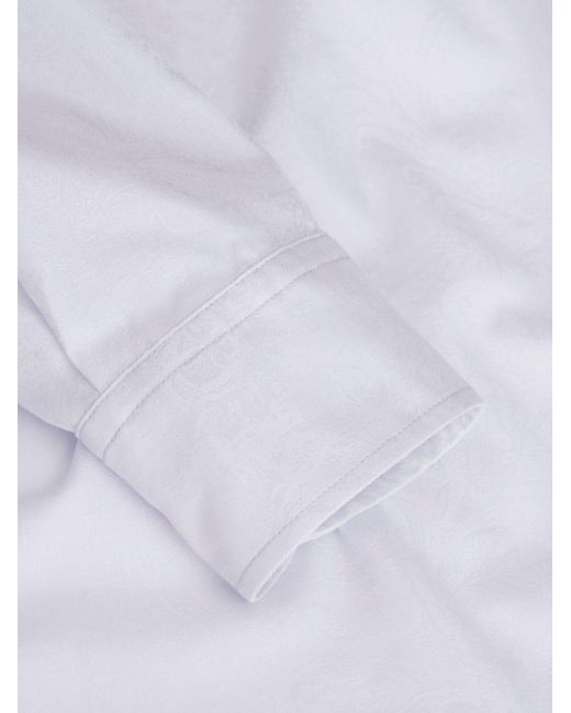 Camicia con effetto jacquard di Etro in White da Uomo