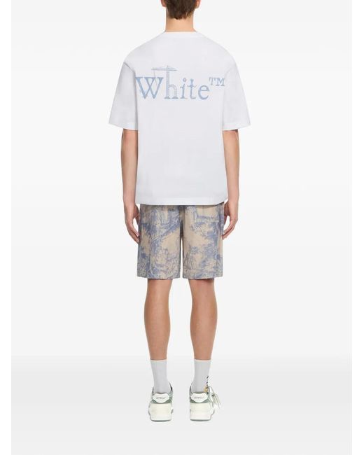 Off-White c/o Virgil Abloh White City Nature Skate Short Sleeve T-Shirt for men