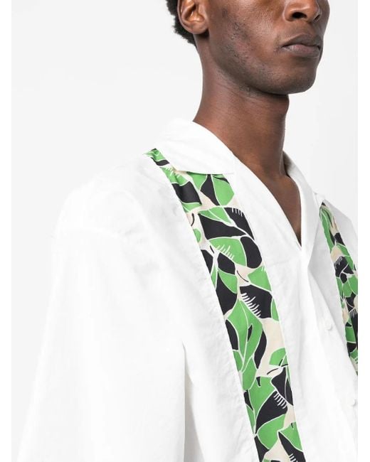 DSquared² White Bowling Dropped Shoulder Shirt for men