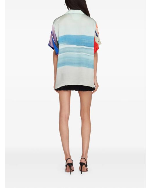 Donde Esteban Blue Salpicon Shirt