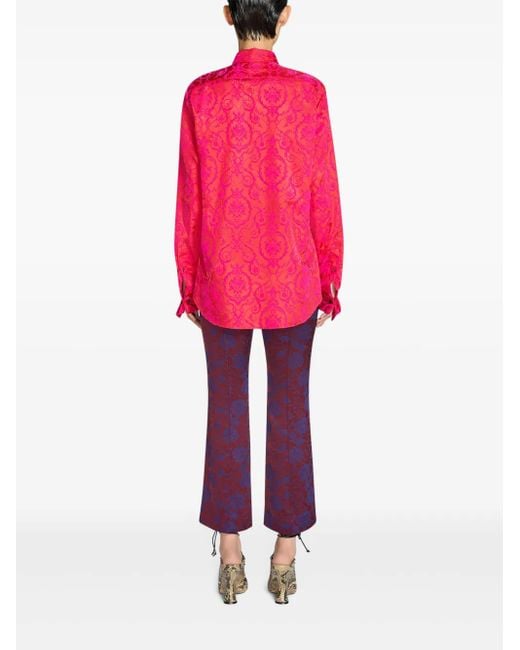Dries Van Noten バロック シャツ Pink