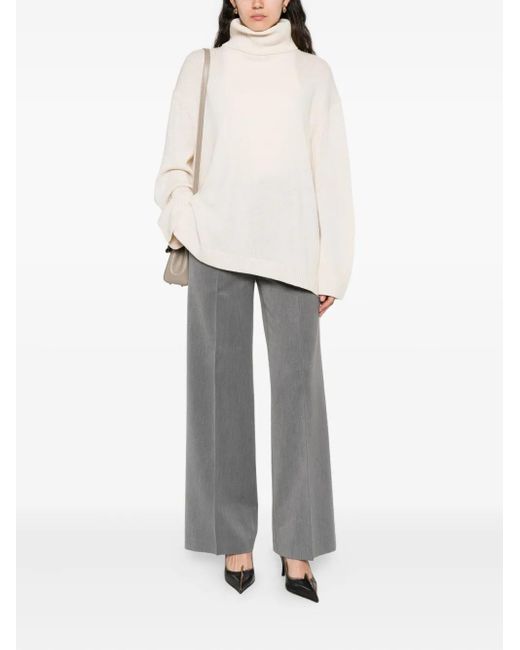Cellar Door Gray Elastic-Waist Trousers