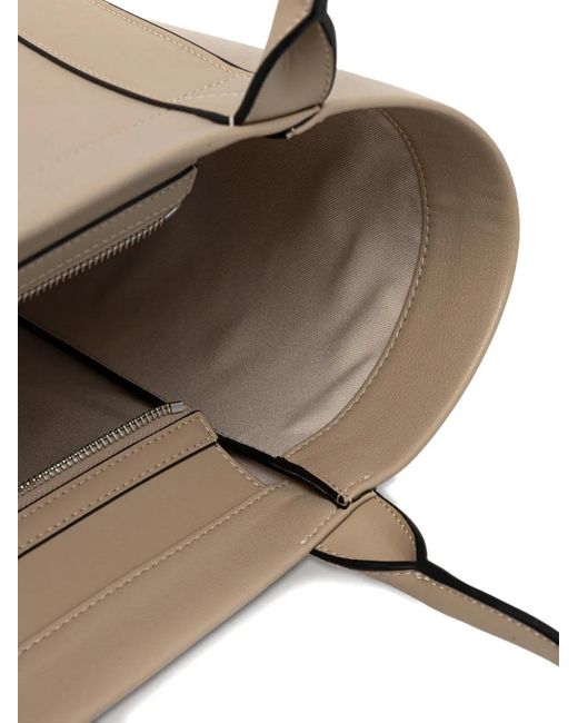 Karl Lagerfeld Natural Signature-Embossed Tote Bag