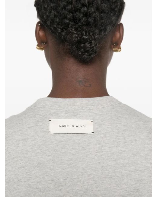 Alysi White Long-Sleeves T-Shirt