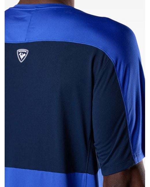 Rossignol Blue Colourblock Tee for men