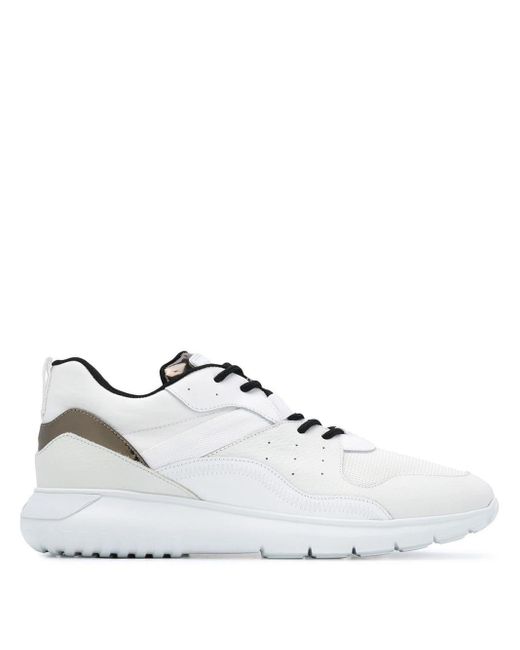 Hogan White Lace-up Sneakers for men