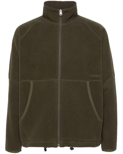Norse Projects Green Tycho Fleece Zip-up Jacket for men
