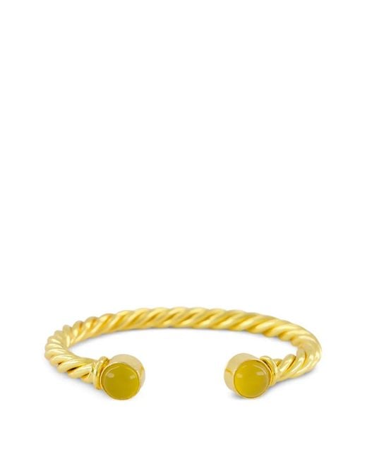 Sylvia Toledano Yellow Eros Onyx Cuff Bracelet