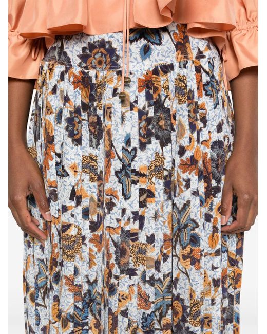 Ulla Johnson Alexi Midi-Rok in het White