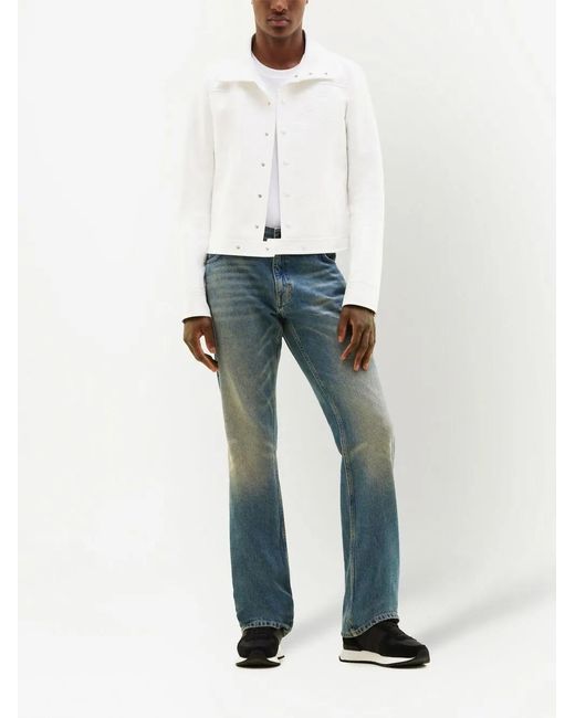 Courreges White Reedition Vinyl Jacket for men