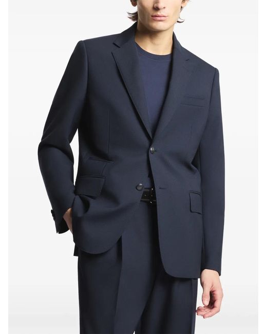 Fay Blue Two-Button Blazer Jacket for men
