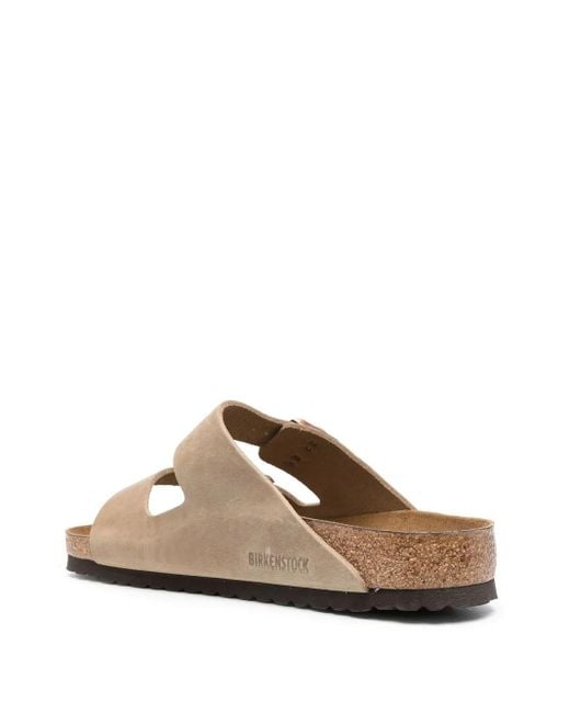 Birkenstock Brown Arizona Buckled Slip-On Sandals for men