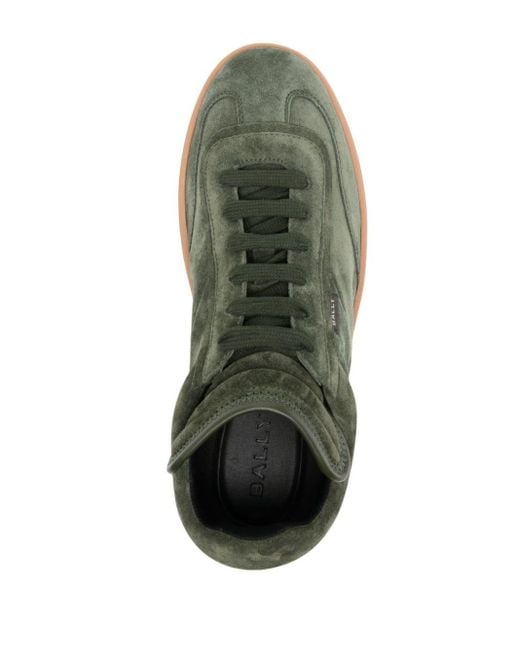Bally Parrel Sneakers aus Wildleder in Green für Herren