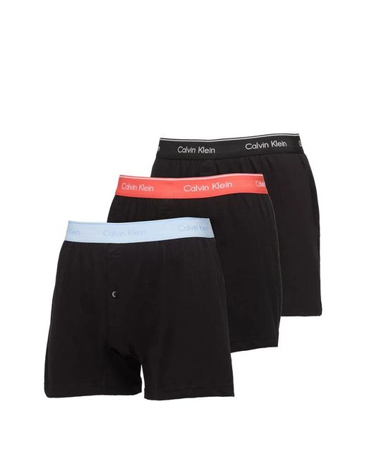 calvin-klein-logo-detail-boxer-set-of-three-in-black-for-men-lyst