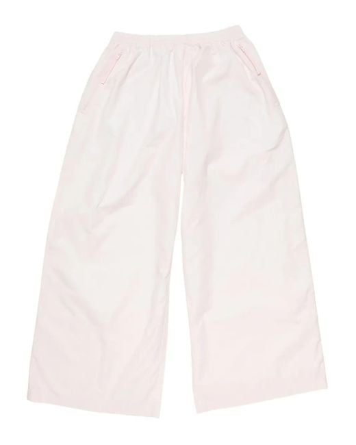 メンズ Acne Taffeta Trousers White