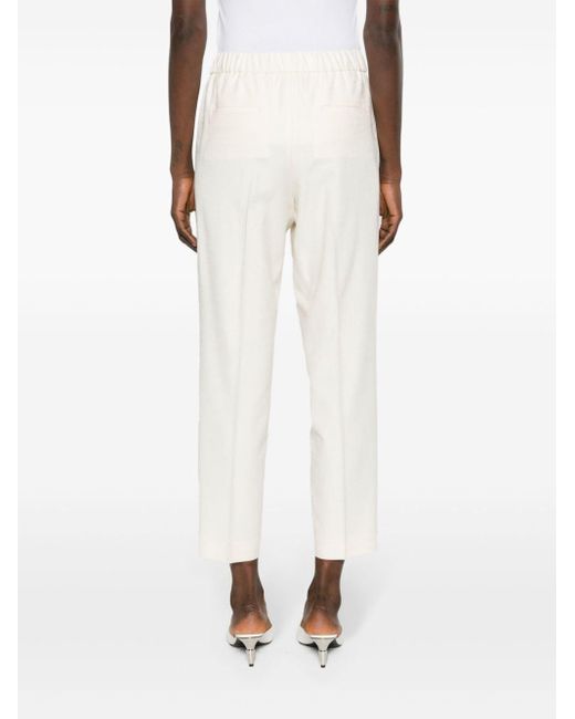 Pantalones ajustados con cuentas Peserico de color White