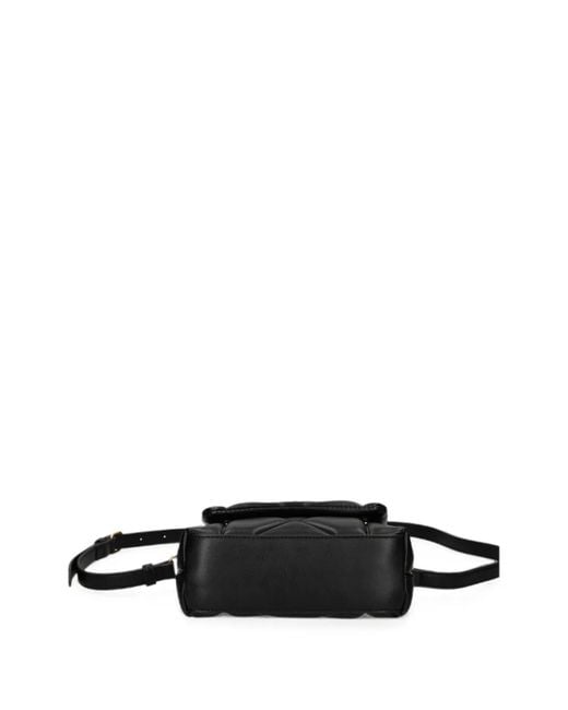 Love Moschino Black Logo-Plaque Tote Bag