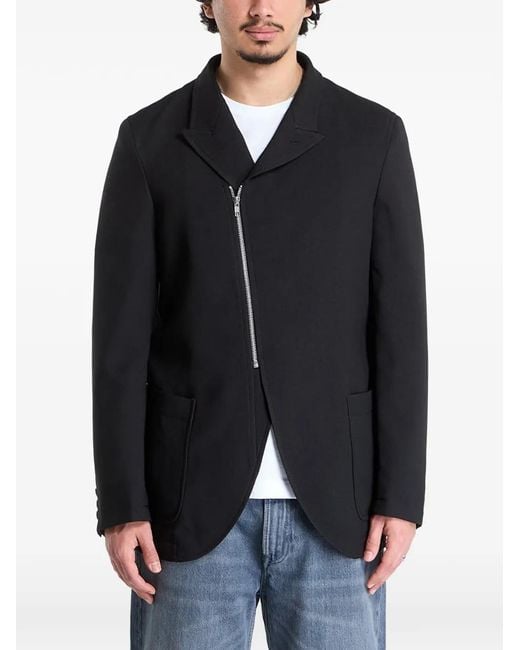 Comme des Garçons Blue Zip-Closure Jacket for men