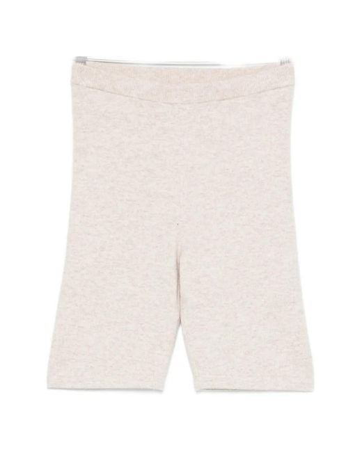 Pantalones Cortos Con Cinturilla Elástica Bompard de color White