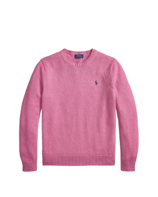 Polo Ralph Lauren Pink Pull À Logo Brodé Pony for men