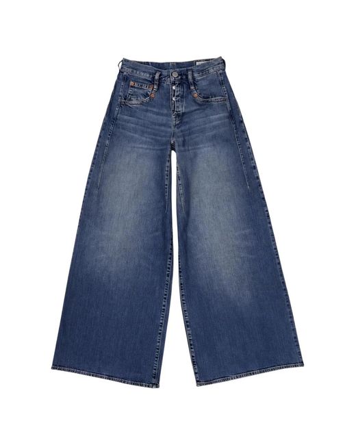Herrlicher Blue Shyra Wide-Leg Jeans