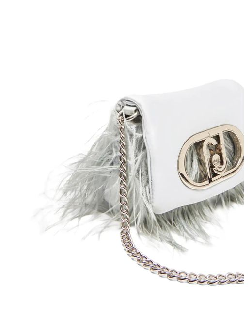 Liu Jo White Mini Lapuffy Cross Body Bag