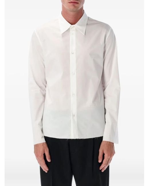 MM6 by Maison Margiela White Formal Shirts for men