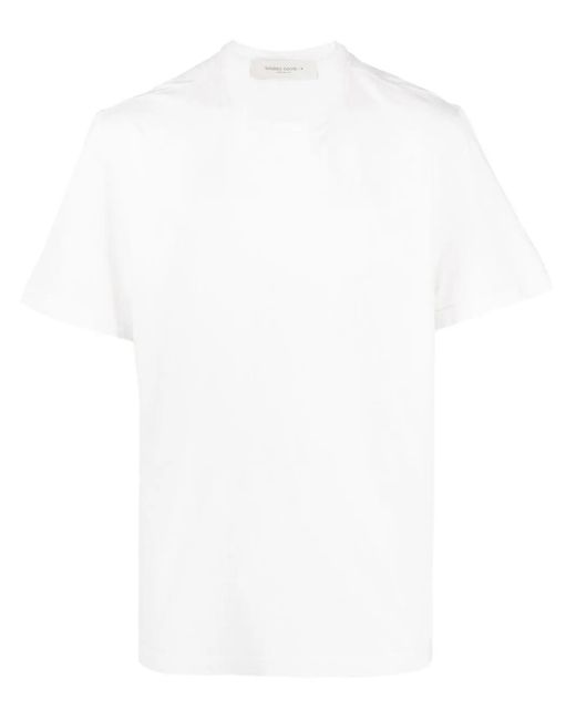 Golden Goose Deluxe Brand White Golden M's Regular T-Shirt Distressed Cotton Jersey for men