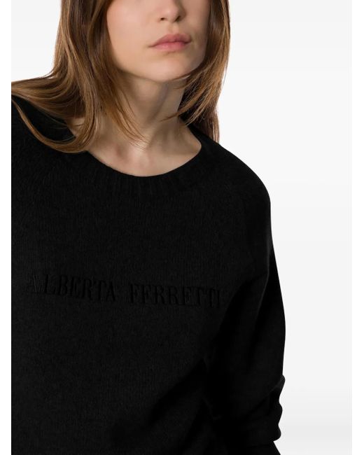 Alberta Ferretti Black Sweater
