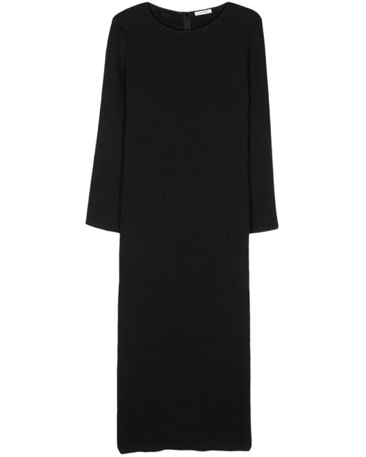 Robe mi-longue Kallas By Malene Birger en coloris Black