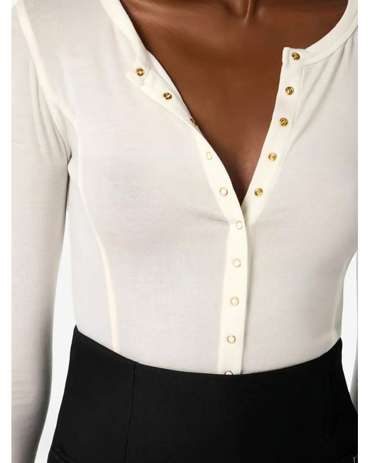 Elisabetta Franchi White Cardigan