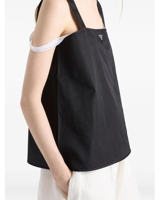 Prada Black Re-Nylon Top