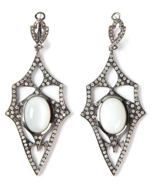 Loree Rodkin Metallic 'Kaleidoscope' Diamond Earrings