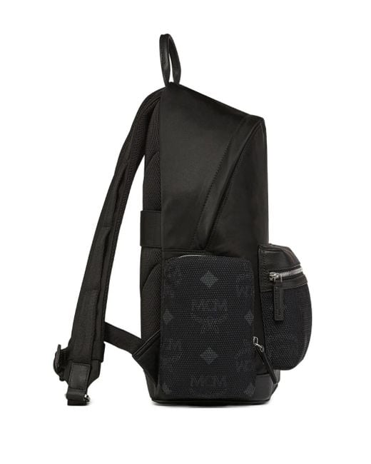 MCM Black Medium Stark Backpack