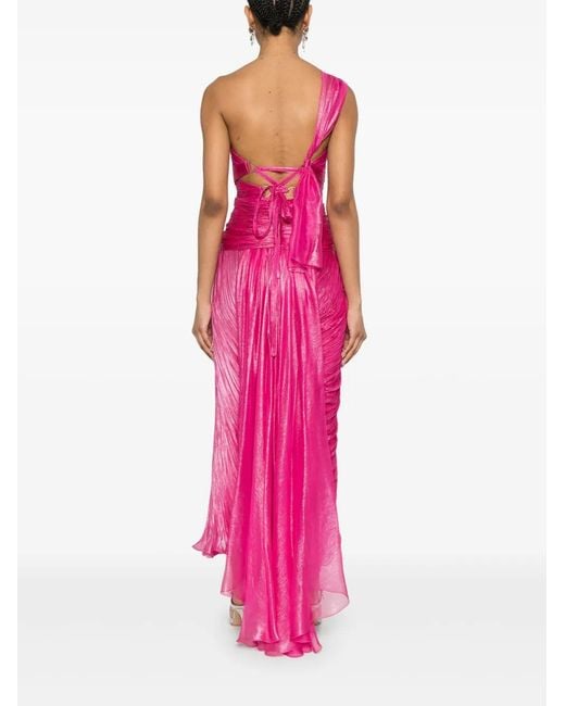 Maria Lucia Hohan Pink Amelia Midi Dress