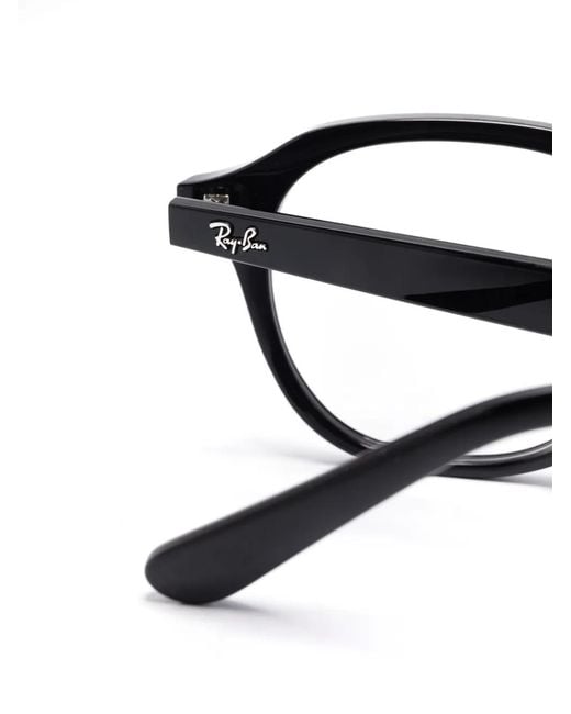 Ray-Ban Black Square-Frame Glasses for men