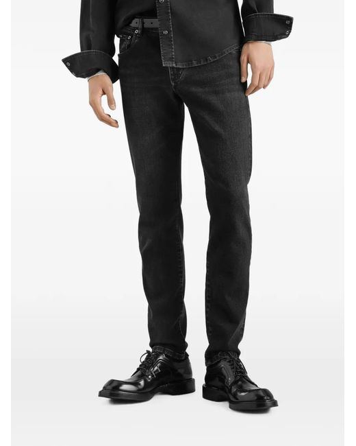 Dolce & Gabbana Black Pantalon En Jean for men