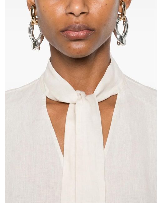Blusa De Lona Slowear de color White