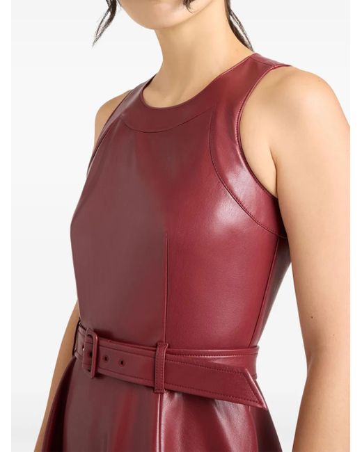 open lace back dress Amazon.com: Cinq à Sept Women's Vegan Leather Jenessa Dress, Wineberry, 12  : Clothing, Shoes & Jewelry main image 1