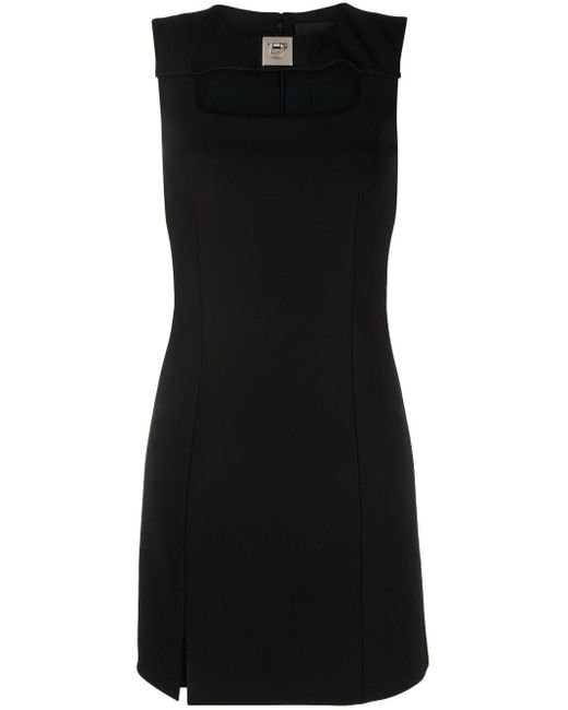Givenchy Black Cut-out Sleeveless Minidress