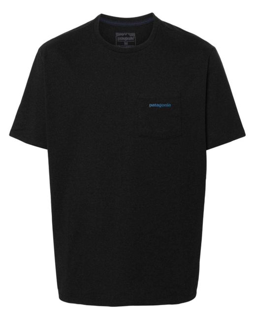 Patagonia Black Boardshort Logo-print T-shirt for men