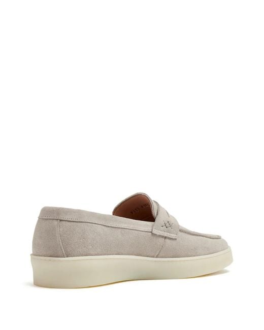 Forsa White Armando Loafers for men