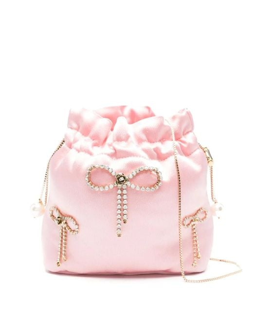 Borsa A Tracolla Selene Fiocchetti di Rosantica in Pink