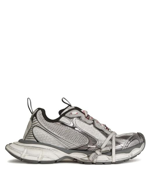 Balenciaga White Lace-Up Low-Top Sneakers for men