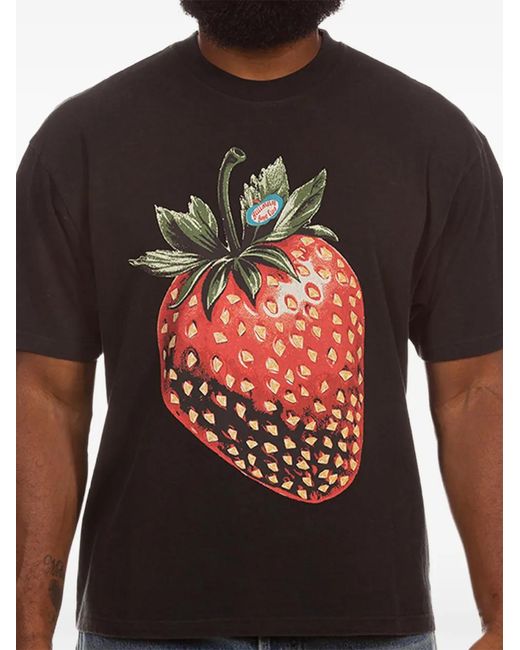 BBCICECREAM Black Diamond Berry Printed T-Shirt for men