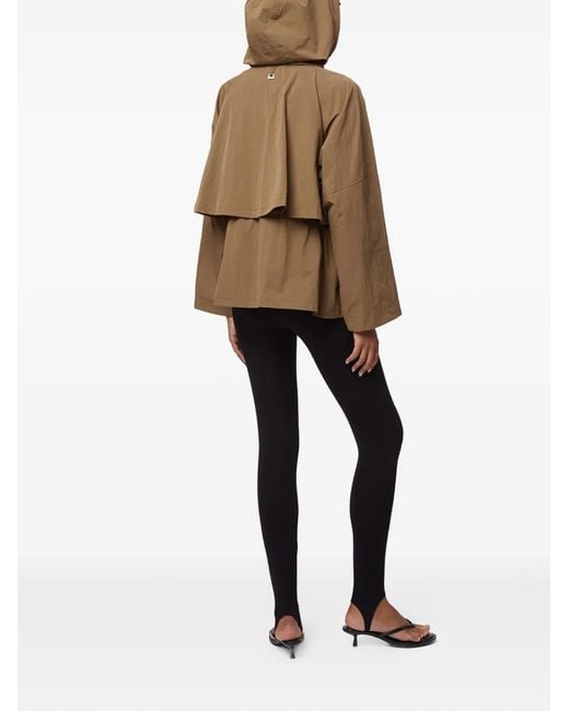 Apparis Brown Sky Hooded Windbreaker