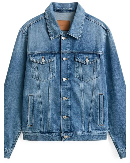 Gant Blue Trucker Denim Jacket for men