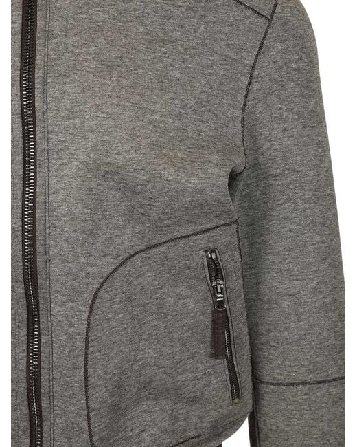 Al Duca D'aosta Black Reversible Bomber Jacket for men