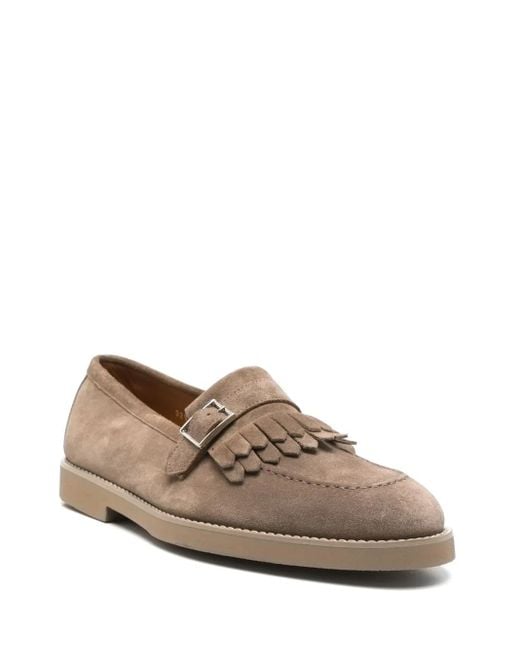 Doucal's Brown Suede Sneakers for men